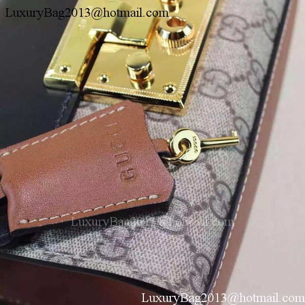 Gucci Padlock GG Supreme Shoulder Bags 409487 Brown Gucci Padlock GG Supreme Shoulder Bags 409487 Brown