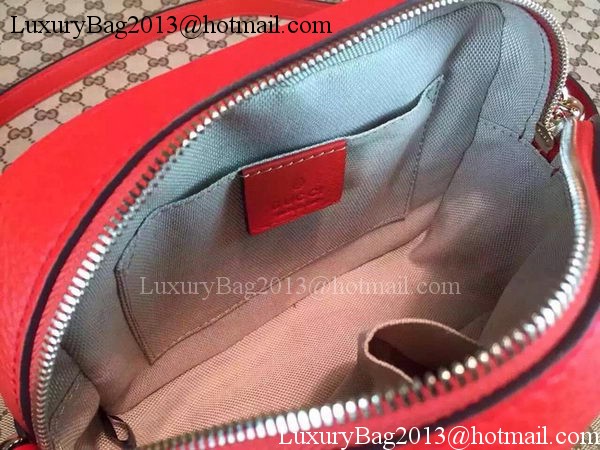 Gucci Soho Calfskin Leather Disco Bag 308364 Red Gucci Soho Calfskin Leather Disco Bag 308364 Red