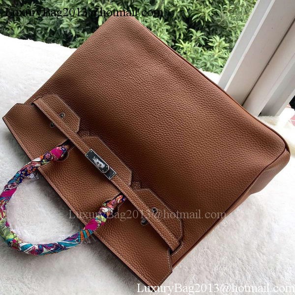 Hermes Birkin 40CM Bag Wheat Litchi Leather BK40 Silver Hermes Birkin 40CM Bag Wheat Litchi Leather BK40 Silver