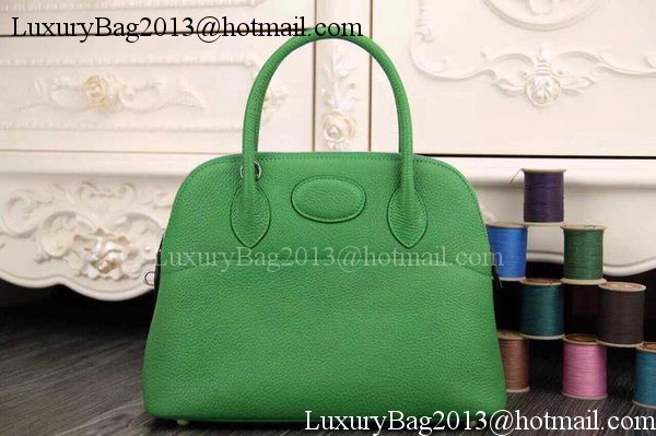 Hermes Bolide 37CM Calfskin Leather Tote Bag B1004 Green Hermes Bolide 37CM Calfskin Leather Tote Bag B1004 Green