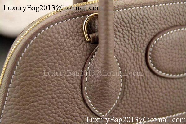 Hermes Bolide 37CM Calfskin Leather Tote Bag B1004 Grey Hermes Bolide 37CM Calfskin Leather Tote Bag B1004 Grey