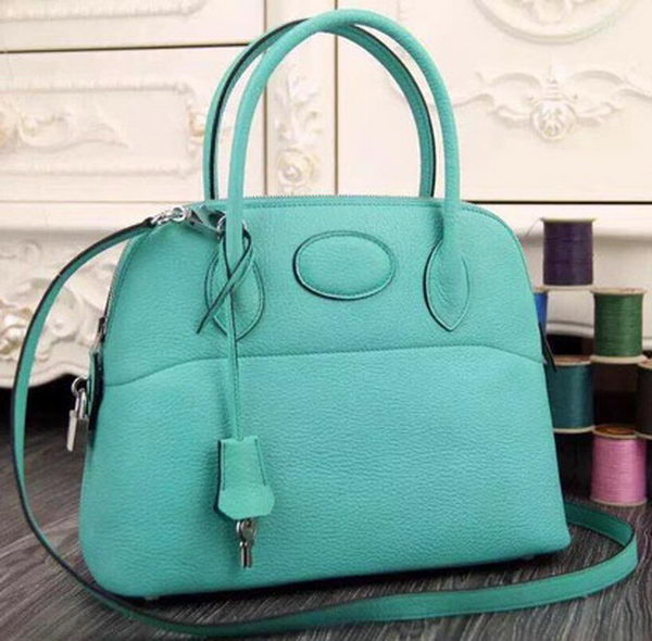 Hermes Bolide 37CM Calfskin Leather Tote Bag B1004 Light Green Hermes Bolide 37CM Calfskin Leather Tote Bag B1004 Light Green