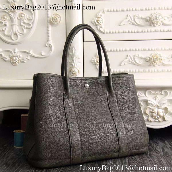 Hermes Garden Party 36cm 30cm Tote Bag Original Leather Dark Brown Hermes Garden Party 36cm 30cm Tote Bag Original Leather Dark Brown