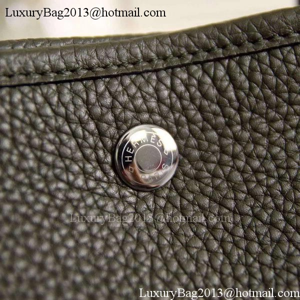 Hermes Garden Party 36cm 30cm Tote Bag Original Leather Dark Brown Hermes Garden Party 36cm 30cm Tote Bag Original Leather Dark Brown