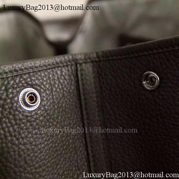 Hermes Garden Party 36cm 30cm Tote Bag Original Leather Dark Brown Hermes Garden Party 36cm 30cm Tote Bag Original Leather Dark Brown