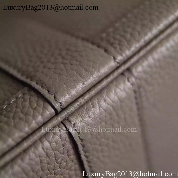 Hermes Garden Party 36cm 30cm Tote Bag Original Leather Dark Grey Hermes Garden Party 36cm 30cm Tote Bag Original Leather Dark Grey