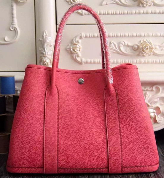 Hermes Garden Party 36cm 30cm Tote Bag Original Leather Light Red Hermes Garden Party 36cm 30cm Tote Bag Original Leather Light Red