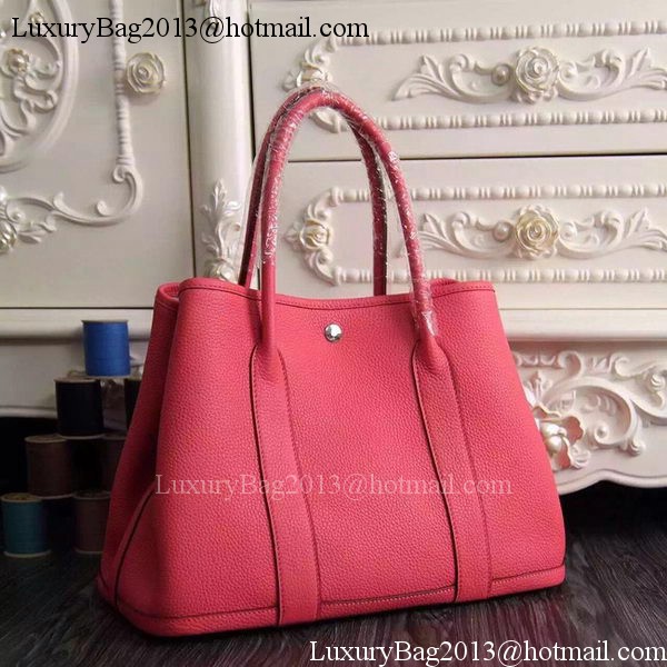 Hermes Garden Party 36cm 30cm Tote Bag Original Leather Light Red Hermes Garden Party 36cm 30cm Tote Bag Original Leather Light Red