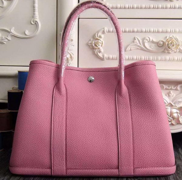 Hermes Garden Party 36cm 30cm Tote Bag Original Leather Pink Hermes Garden Party 36cm 30cm Tote Bag Original Leather Pink