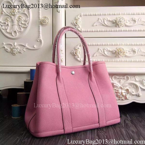 Hermes Garden Party 36cm 30cm Tote Bag Original Leather Pink Hermes Garden Party 36cm 30cm Tote Bag Original Leather Pink