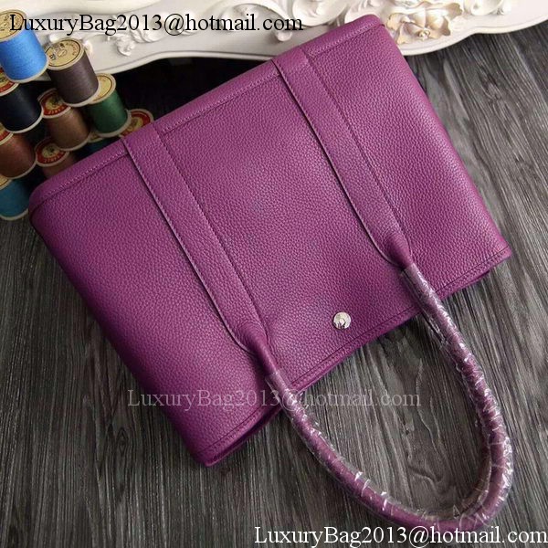 Hermes Garden Party 36cm 30cm Tote Bag Original Leather Purple Hermes Garden Party 36cm 30cm Tote Bag Original Leather Purple