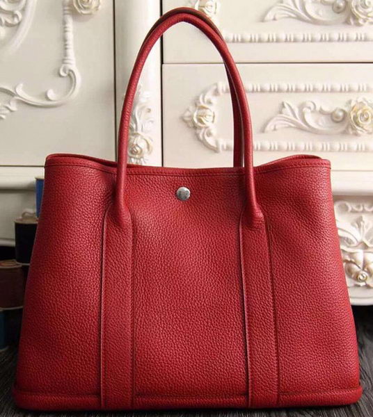 Hermes Garden Party 36cm 30cm Tote Bag Original Leather Red Hermes Garden Party 36cm 30cm Tote Bag Original Leather Red