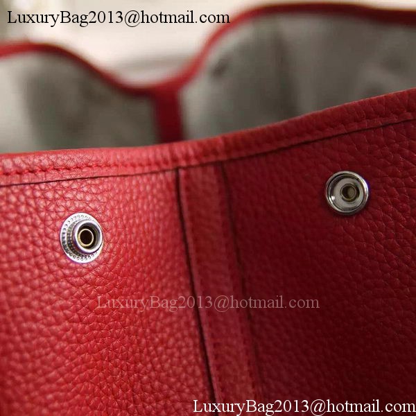 Hermes Garden Party 36cm 30cm Tote Bag Original Leather Red Hermes Garden Party 36cm 30cm Tote Bag Original Leather Red