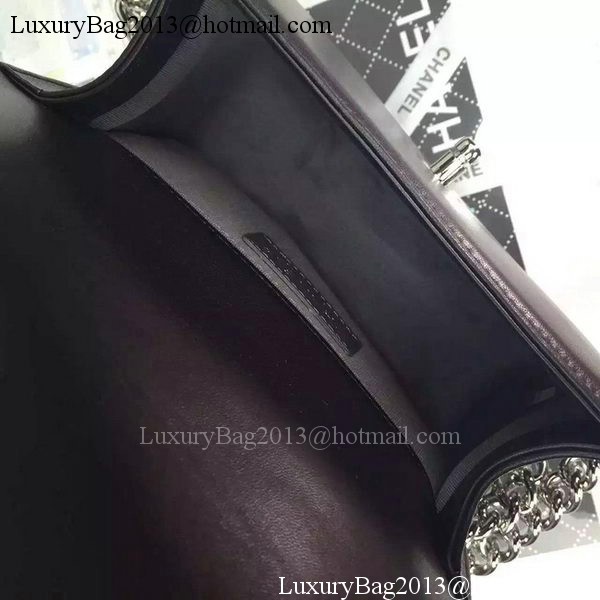 Boy Chanel mini Flap Bag Original Chevron Nubuck Leather A5707 Black Boy Chanel mini Flap Bag Original Chevron Nubuck Leather A5707 Black