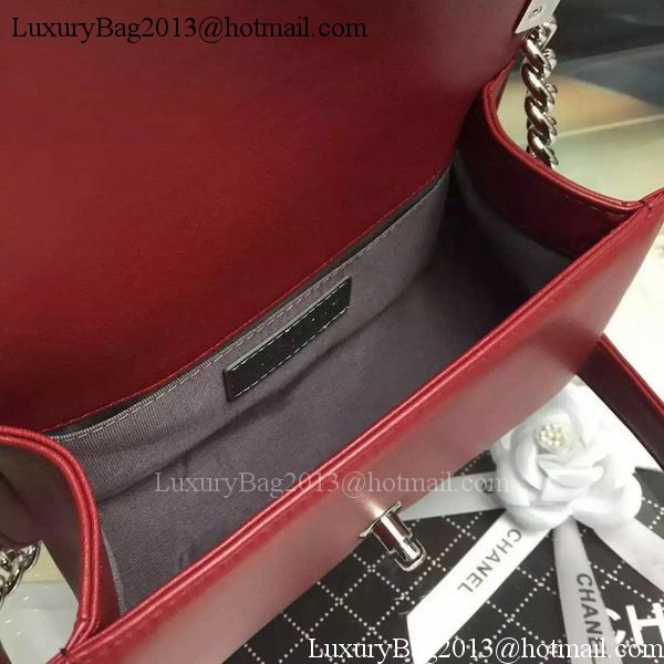 Boy Chanel mini Flap Bag Original Chevron Nubuck Leather A5707 Burgundy Boy Chanel mini Flap Bag Original Chevron Nubuck Leather A5707 Burgundy