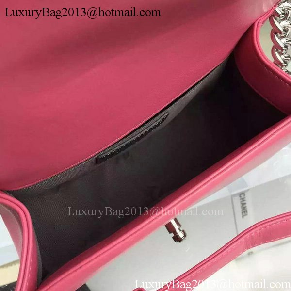 Boy Chanel mini Flap Bag Original Chevron Nubuck Leather A5707 Rose Boy Chanel mini Flap Bag Original Chevron Nubuck Leather A5707 Rose