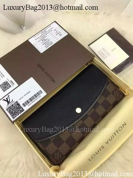 Louis Vuitton Damier Ebene Canvas NORMANDY WALLET N61261 Louis Vuitton Damier Ebene Canvas NORMANDY WALLET N61261