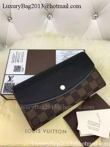 Louis Vuitton Damier Ebene Canvas NORMANDY WALLET N61261 Louis Vuitton Damier Ebene Canvas NORMANDY WALLET N61261