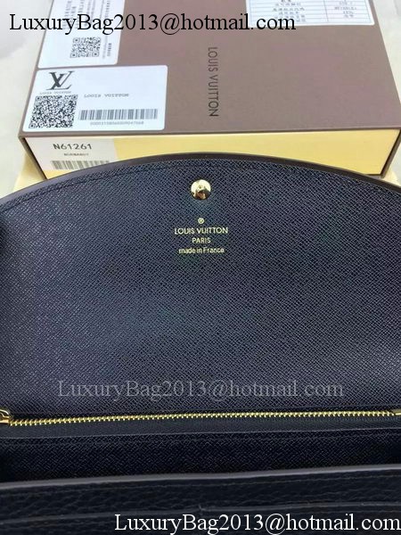 Louis Vuitton Damier Ebene Canvas NORMANDY WALLET N61261 Louis Vuitton Damier Ebene Canvas NORMANDY WALLET N61261