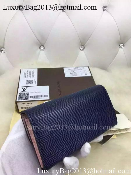 Louis Vuitton Epi Leather EMILIE WALLET M60854 Indigo Louis Vuitton Epi Leather EMILIE WALLET M60854 Indigo