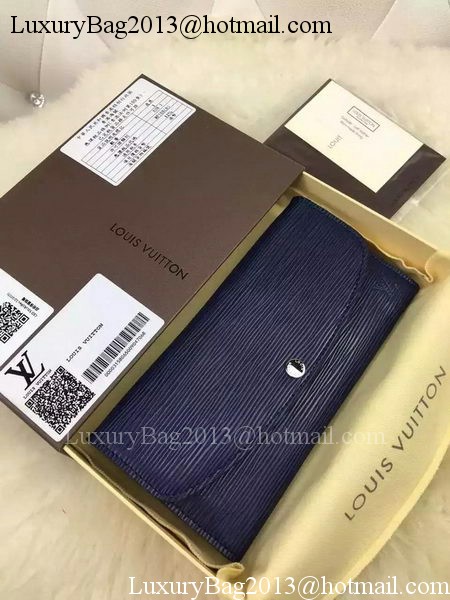 Louis Vuitton Epi Leather EMILIE WALLET M60854 Indigo Louis Vuitton Epi Leather EMILIE WALLET M60854 Indigo