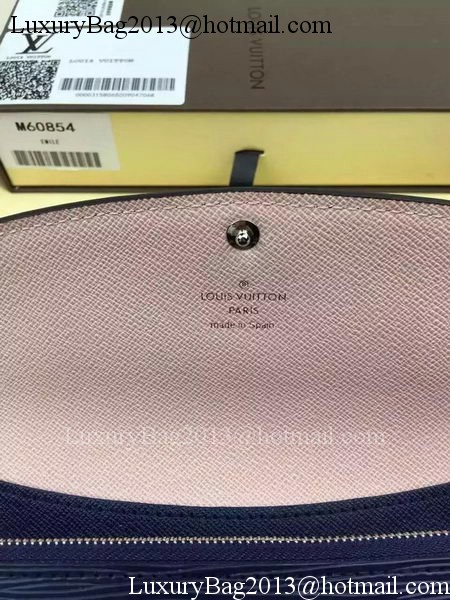 Louis Vuitton Epi Leather EMILIE WALLET M60854 Indigo Louis Vuitton Epi Leather EMILIE WALLET M60854 Indigo