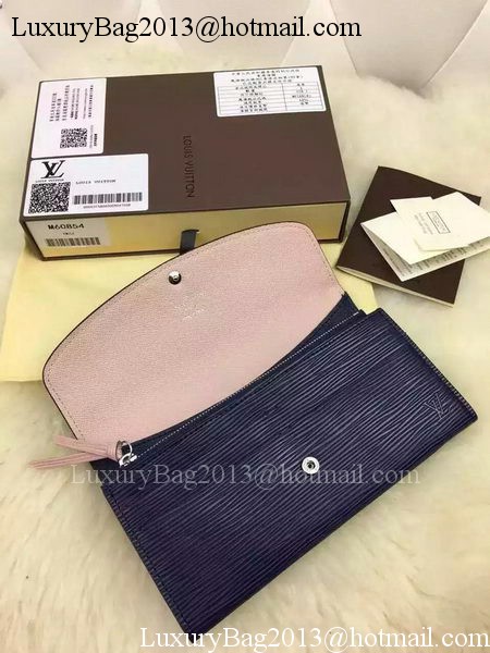Louis Vuitton Epi Leather EMILIE WALLET M60854 Indigo Louis Vuitton Epi Leather EMILIE WALLET M60854 Indigo