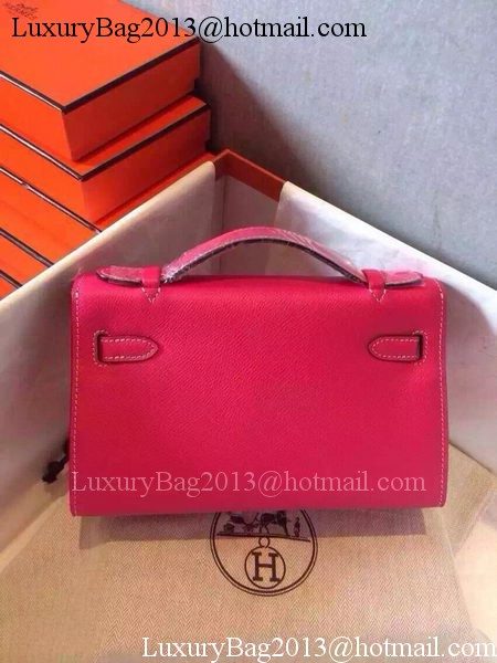 Hermes MINI Kelly 22cm Tote Bag Calfskin Leather K22 Rose Hermes MINI Kelly 22cm Tote Bag Calfskin Leather K22 Rose