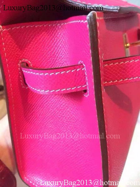 Hermes MINI Kelly 22cm Tote Bag Calfskin Leather K22 Rose Hermes MINI Kelly 22cm Tote Bag Calfskin Leather K22 Rose
