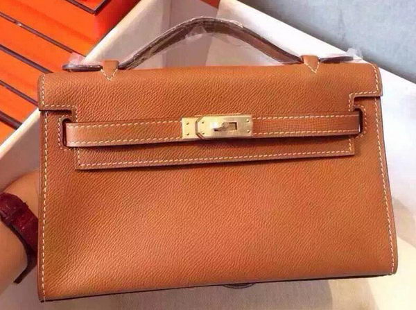 Hermes MINI Kelly 22cm Tote Bag Calfskin Leather K22 Wheat Hermes MINI Kelly 22cm Tote Bag Calfskin Leather K22 Wheat