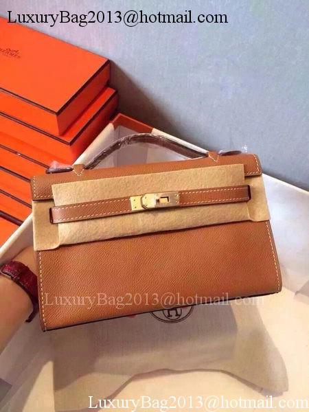 Hermes MINI Kelly 22cm Tote Bag Calfskin Leather K22 Wheat Hermes MINI Kelly 22cm Tote Bag Calfskin Leather K22 Wheat