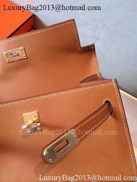 Hermes MINI Kelly 22cm Tote Bag Calfskin Leather K22 Wheat Hermes MINI Kelly 22cm Tote Bag Calfskin Leather K22 Wheat