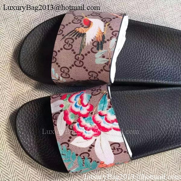 Gucci Slippers Leather GG759 Bird Gucci Slippers Leather GG759 Bird