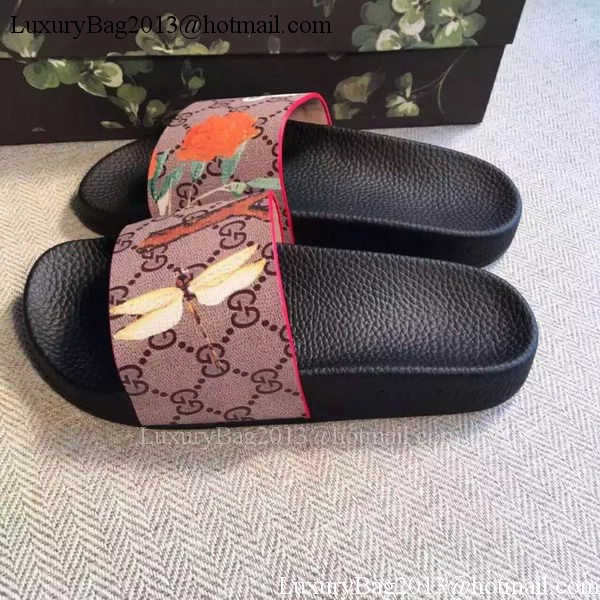 Gucci Slippers Leather GG759 Butterfly Gucci Slippers Leather GG759 Butterfly
