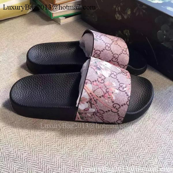 Gucci Slippers Leather GG759 Rose Gucci Slippers Leather GG759 Rose