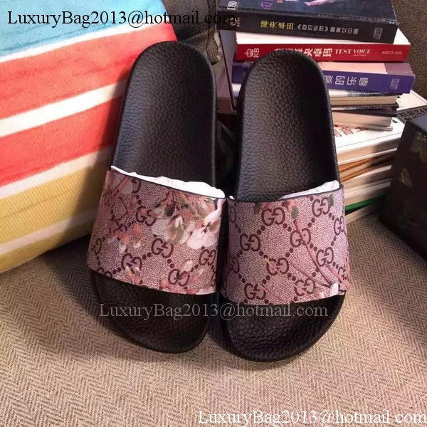Gucci Slippers Leather GG759 Rose Gucci Slippers Leather GG759 Rose