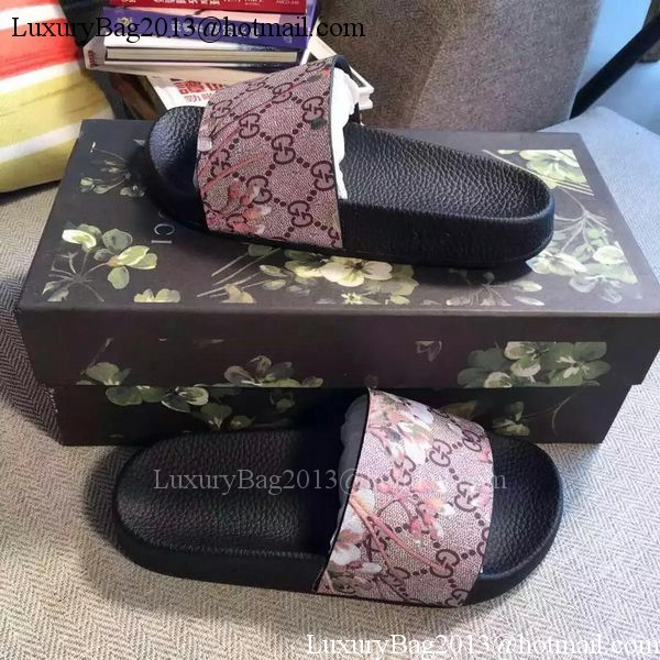 Gucci Slippers Leather GG759 Rose Gucci Slippers Leather GG759 Rose
