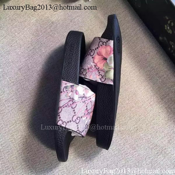 Gucci Slippers Leather GG759 Rose Gucci Slippers Leather GG759 Rose