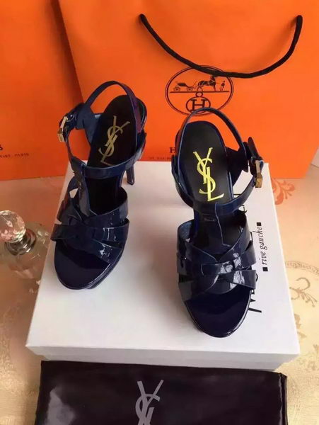 Yves Saint Laurent 20mm Platform 130mm Sandal YSL302 Royal Yves Saint Laurent 20mm Platform 130mm Sandal YSL302 Royal
