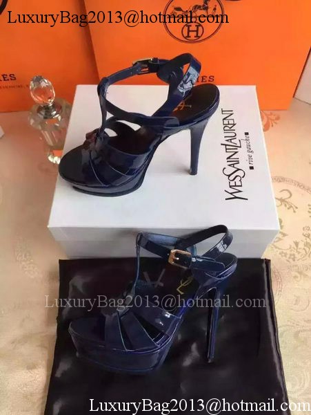 Yves Saint Laurent 20mm Platform 130mm Sandal YSL302 Royal Yves Saint Laurent 20mm Platform 130mm Sandal YSL302 Royal