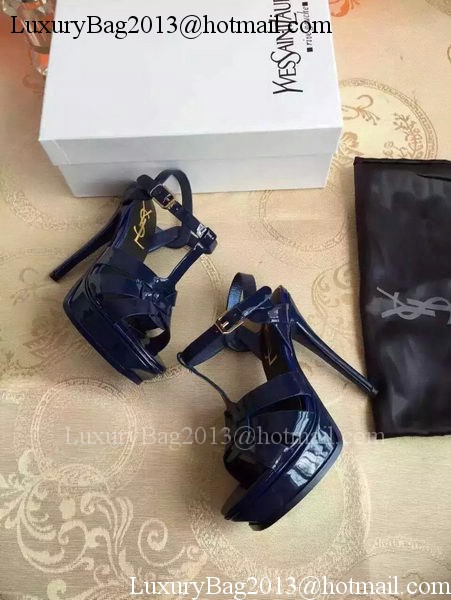Yves Saint Laurent 20mm Platform 130mm Sandal YSL302 Royal Yves Saint Laurent 20mm Platform 130mm Sandal YSL302 Royal