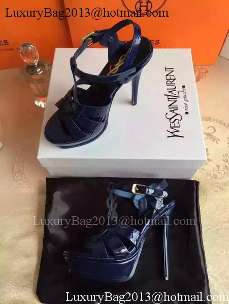 Yves Saint Laurent 20mm Platform 130mm Sandal YSL302 Royal Yves Saint Laurent 20mm Platform 130mm Sandal YSL302 Royal