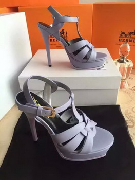 Yves Saint Laurent 20mm Platform 130mm Sandal YSL305 Light Blue Yves Saint Laurent 20mm Platform 130mm Sandal YSL305 Light Blue