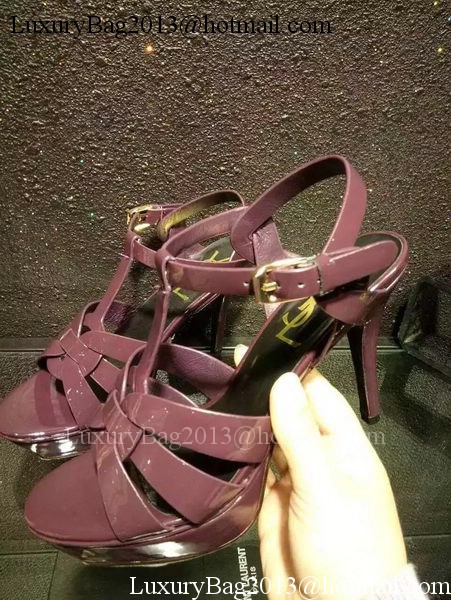 Yves Saint Laurent 20mm Platform 130mm Sandal YSL305 Rose Yves Saint Laurent 20mm Platform 130mm Sandal YSL305 Rose