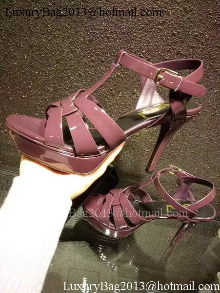 Yves Saint Laurent 20mm Platform 130mm Sandal YSL305 Rose Yves Saint Laurent 20mm Platform 130mm Sandal YSL305 Rose