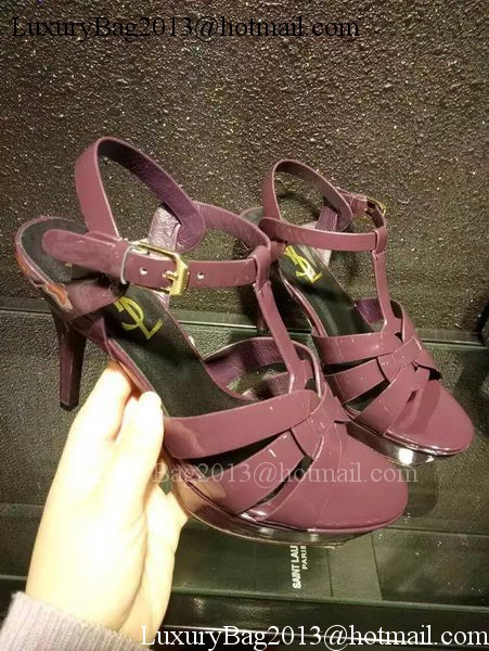 Yves Saint Laurent 20mm Platform 130mm Sandal YSL305 Rose Yves Saint Laurent 20mm Platform 130mm Sandal YSL305 Rose