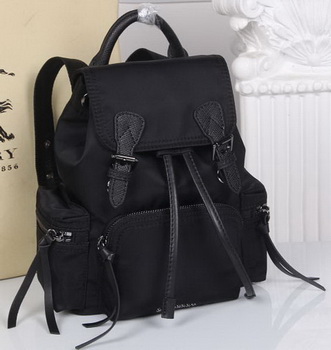 Burberry Backpack Fabric BU40166 Black Burberry Backpack Fabric BU40166 Black