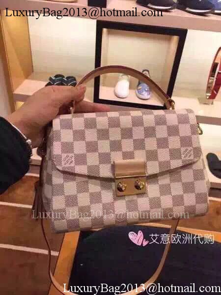 Louis Vuitton N41581 Damier Azur Canvas CROISETTE Bag Louis Vuitton N41581 Damier Azur Canvas CROISETTE Bag