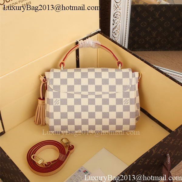 Louis Vuitton N41581 Damier Azur Canvas CROISETTE Bag Louis Vuitton N41581 Damier Azur Canvas CROISETTE Bag
