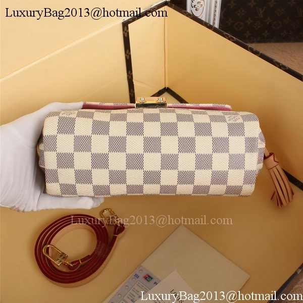 Louis Vuitton N41581 Damier Azur Canvas CROISETTE Bag Louis Vuitton N41581 Damier Azur Canvas CROISETTE Bag